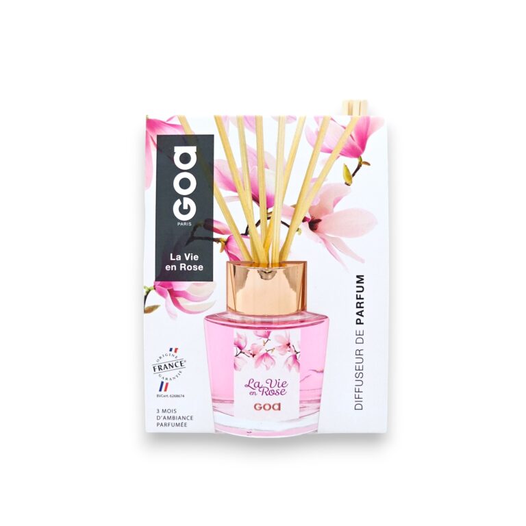 aróma difuzér GOA – LA VIE EN ROSE – jemná romantická ružová vôňa do bytu