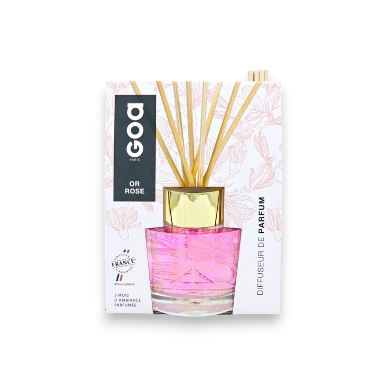 aróma difuzér GOA – OR ROSE – elegantná ružová vôňa do bytu