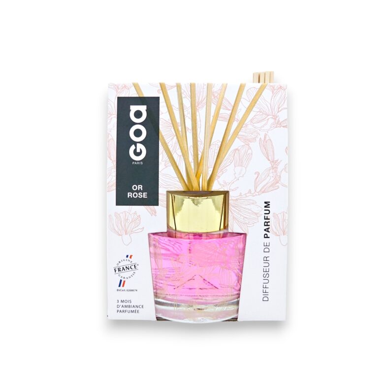 aróma difuzér GOA – OR ROSE – elegantná ružová vôňa do bytu