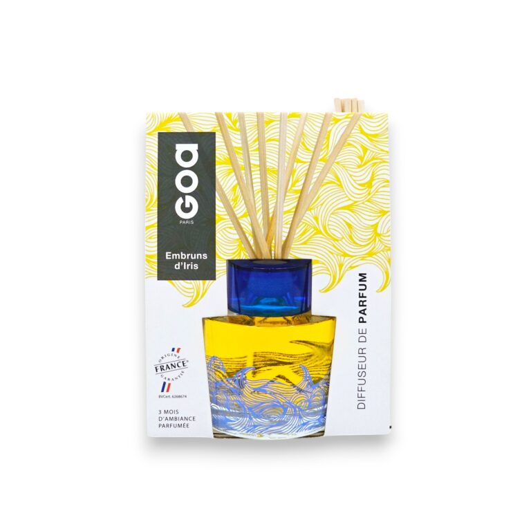 aróma difuzér GOA – EMBRUNS D’IRIS – elegantná kvetinová vôňa do bytu